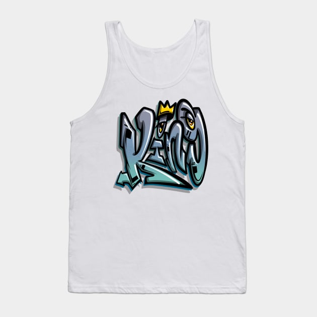 King Graffiti Tank Top by Graffitidesigner